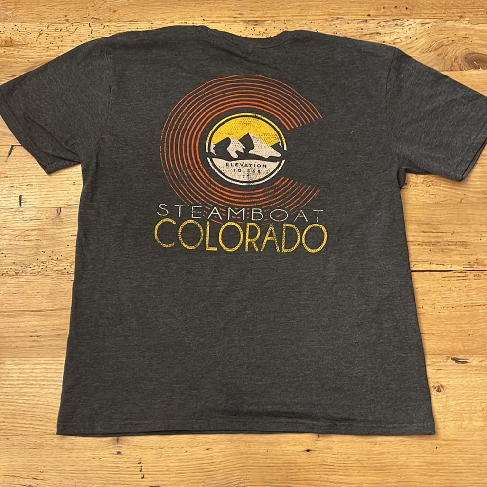 Vintage Steamboat Colorado T Men's L